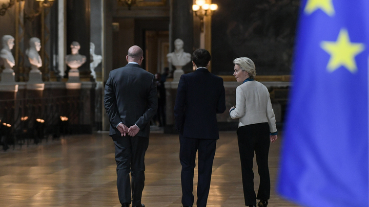 FRA: Press conference E. Macron Informal European Summit