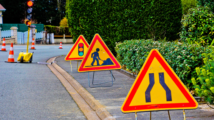 Panneaux Attention Travaux sur la Chaussee Panneaux Attention Travaux sur la Chaussee