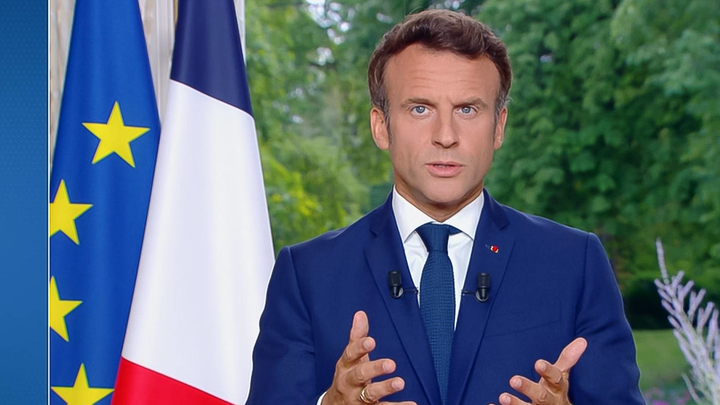 Paris: Macron delivers a speech on TV after the second round of the legislatives