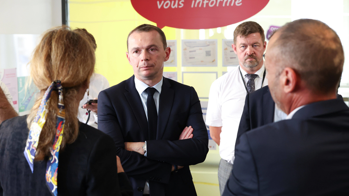 Ministre Olivier Dussopt - Agence Pole Emploi de Nice