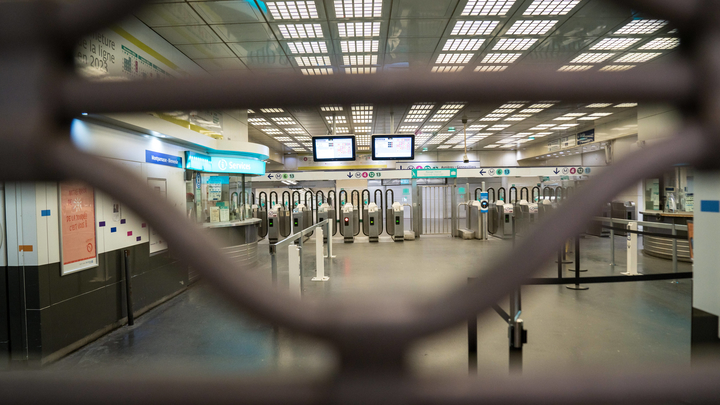 Paris : Greves SNCF et RATP