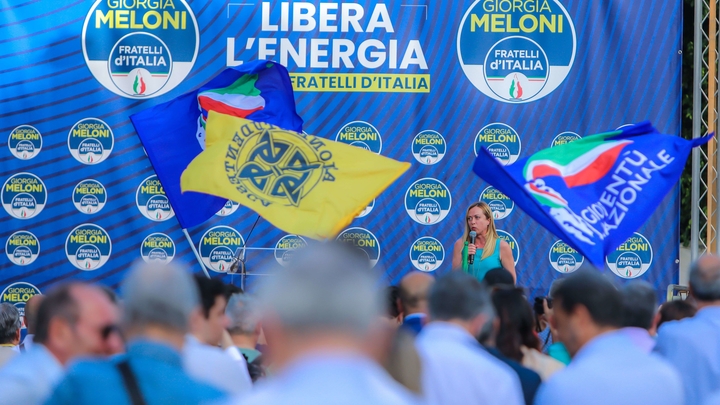 The leader of Fratelli d'Italia Giorgia Meloni, Palermo, Italy - 01 Jun 2022 The leader of Fratelli d'Italia Giorgia Meloni, Palermo, Italy - 01 Jun 2022