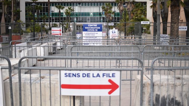 Le centre de vaccination du palais des expositions de Nice est ferme. 