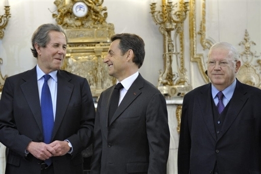 Nicolas Sarkozy et Michel Charasse