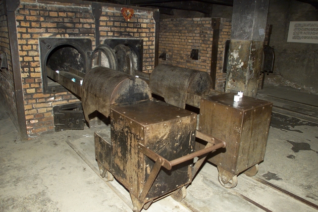 Les fours crématoires d'Auschwitz