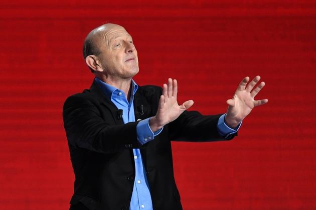 Jean-Luc Bennahmias lors du deuxième débat télévisé de la primaire du PS et de ses alliés, le 15 janvier 2017, à Paris.