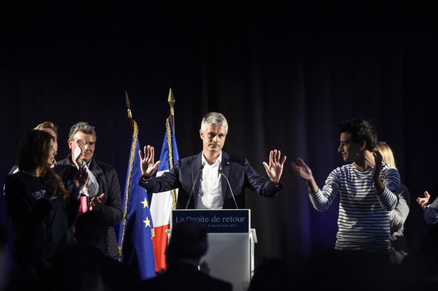 Laurent Wauquiez, ancien ministre et président de la région Auvergne-Rhône-Alpes, le 3 septembre 2017 à Les Estables (Haute-Loire) 