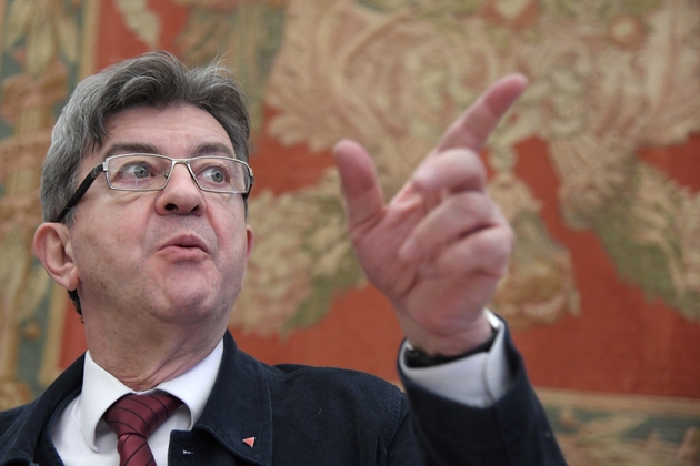 Jean-Luc Mélenchon, le 11 mars 2017 à Rome