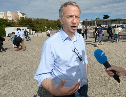 Le député frondeur Laurent Baumel, le 28 août 2015 à La Rochelle