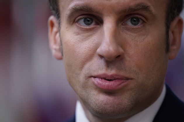 Le président Emmanuel Macron le 20 février 2020 à Bruxelles 