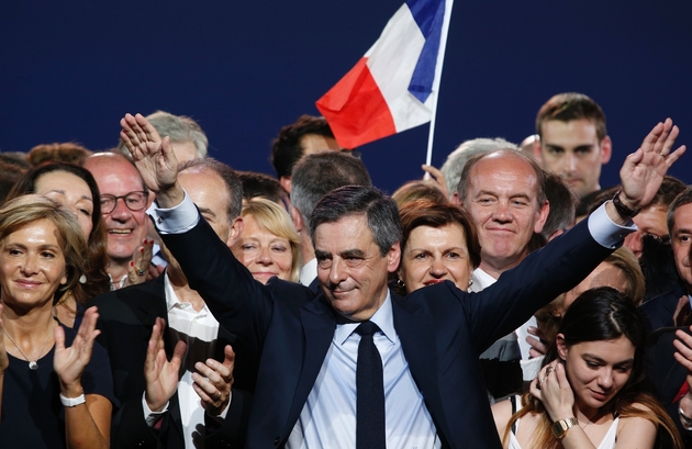 François Fillon au meeting Porte de Versailles, le 9 avril 2017