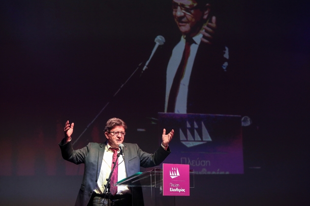  Jean-Luc Mélenchon, le 27 octobre 2017 à Athènes