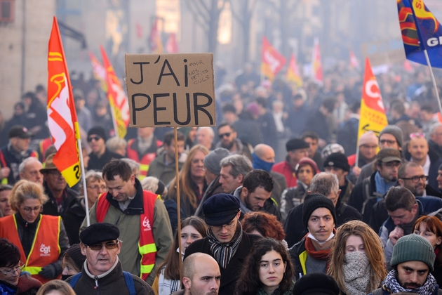 La manifestation contre la réforme des retraites, le 5 décembre 2019 à Bordeaux
