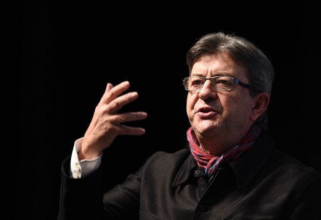 Jean-Luc Mélenchon, candidat de la France insoumise à la présidentielle, lors d'un meeting de campagne, le 19 janvier 2017 à Florange