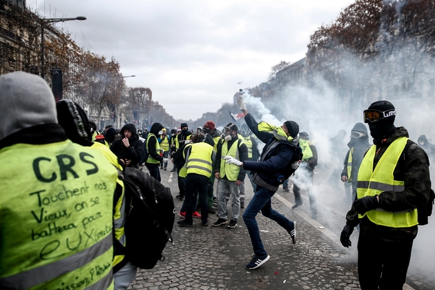 Heurts lors de la manifestation de 