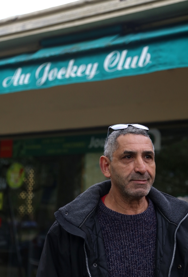 Amar Salhi, propriétaire du bar le Jockey Club le 13 avril 2017 à Sevran