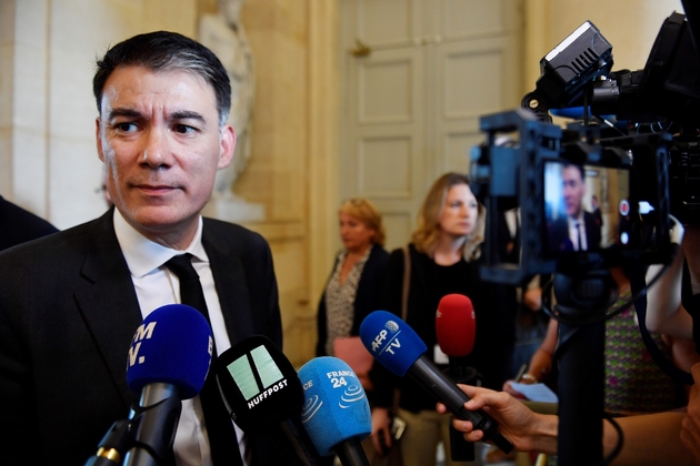 Olivier Faure à l'Assemblée nationale le 31 juillet 2018