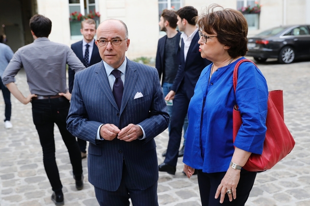 Bernard Cazeneuve et Martine Aubry se retrouvent au Sénat, le 17 juillet 2019