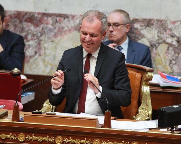 Le président de l'Assemblée nationale François de Rugy le 21 mars 2018