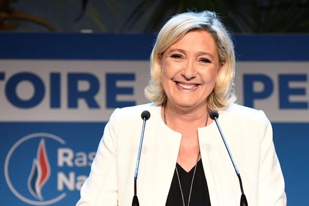 La cheffe du RN Marine Le Pen, le 26 mai 2019 