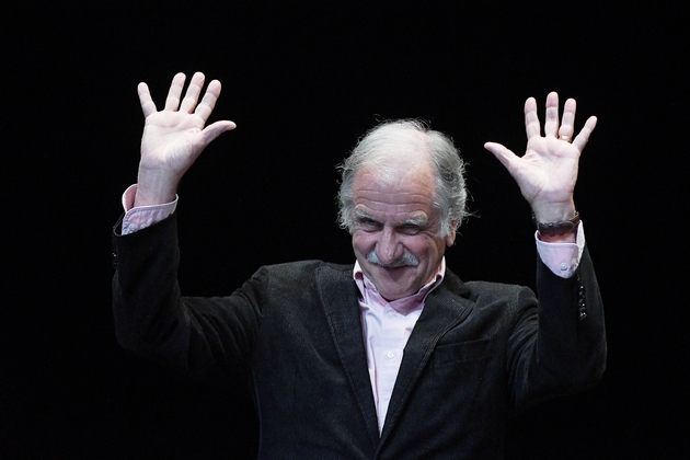 Noël Mamère, membre de la coordination politique provisoire de Générations, au Mans, le 2 décembre 2017