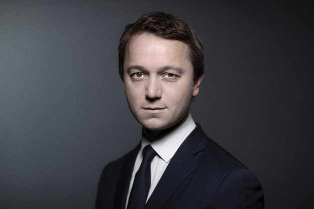 Maël de Calan, candidat à la présidence des Républicains, à Paris le 13 novembre 2017