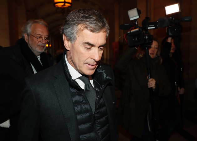 Jérôme Cahuzac  à son arrivée au palais de justice le 8 décembre 2016 à Paris