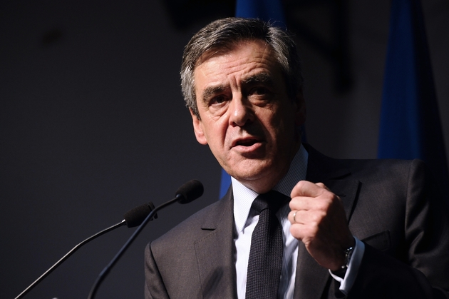 François Fillon, candidat de la droite à la présidentielle, le 15 mars 2017 à Pertuis dans le Vaucluse