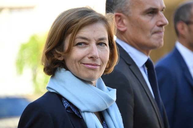 La ministre de la Défense Florence Parly à l'Elysée le 13 octobre 2017