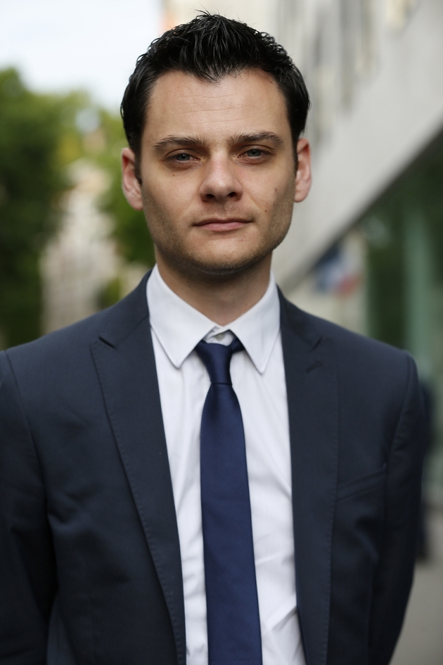 Damien Adam, élu député de la République en Marche (REM), le 13 mai 2017 à Paris
