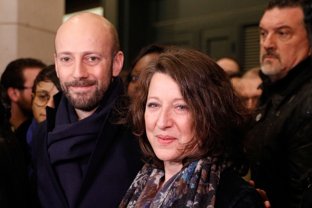 L'ex-ministre Agnes Buzyn, candidate (LREM) à Paris, et le délégué général de LREM Stanislas Guerini, le 16 février 2020