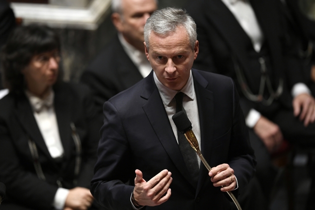 Le ministre de l’Économie, Bruno Le Maire, ici à l'Assemblée nationale le 31 octobre 2017