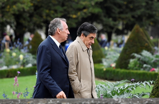 François Bayrou et François Fillon le 19 septembre 2016 à Paris