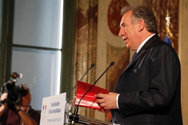Le garde des Sceaux François Bayrou le 1er juin 2017 à Paris