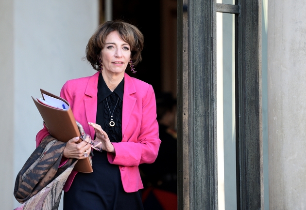 La ministre de la Santé Marisol Touraine, le 5 octobre 2016 sur le perron de l'Elysée à Paris