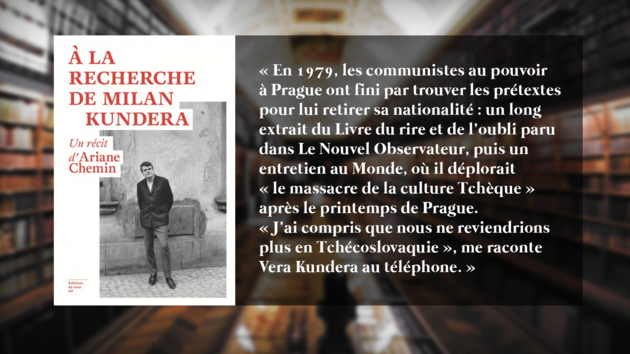 « À la recherche de Milan Kundera » Citation