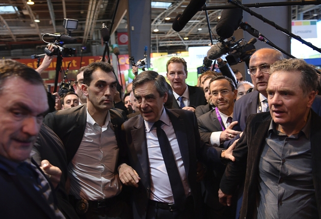 François Fillon en visite au Salon de l'agriculture le 1er mars 2017 à Paris