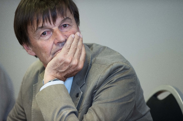 Le ministre de l'Ecologie Nicolas Hulot à Angers, le 7 juin 2017