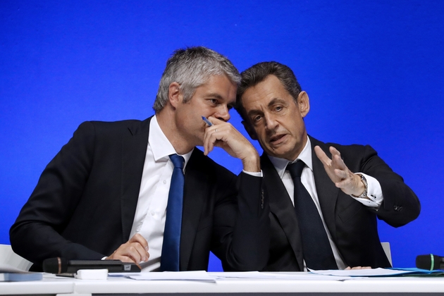 Laurent Wauquiez et Nicolas Sarkozy 