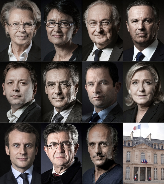 Les candidats à l'élection présidentielle 