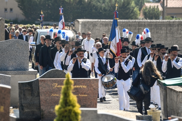 Funérailles du maire de Signes (Var), Jean-Mathieu Michel, le 9 août 2019
