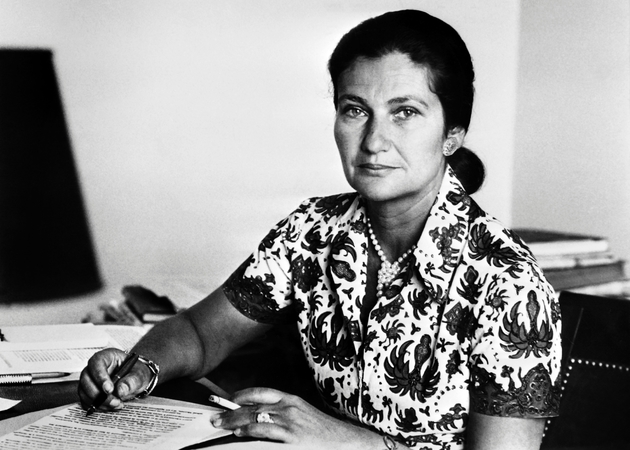 Photo non datée de Simone Veil
