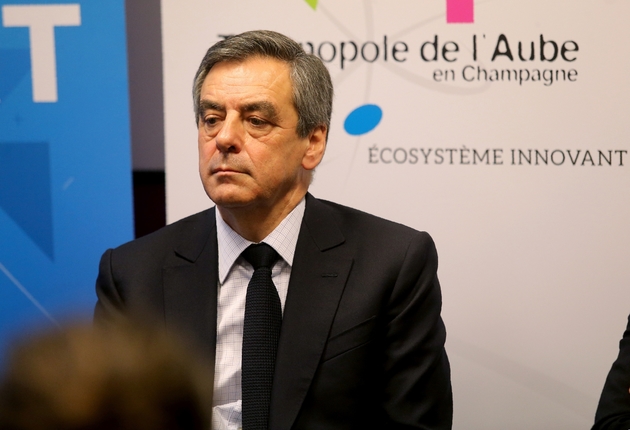 Le candidat à la présidentielle française François Fillon à Troyes, dans le nord-est de la France, le 7 février 2017