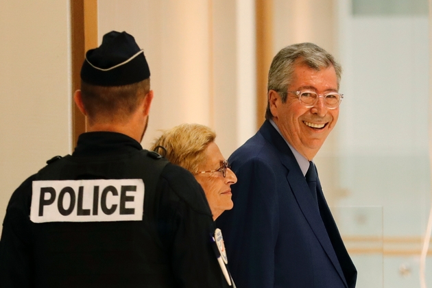 Isabelle et Patrick Balkany à leur arrivée au tribunal à Paris le 13 septembre 2019