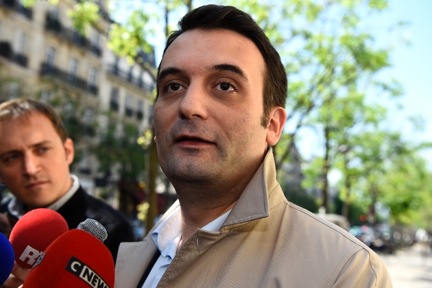 Le vice-président du Front nationale Florian Philippot à Paris, le 9 mai 2017