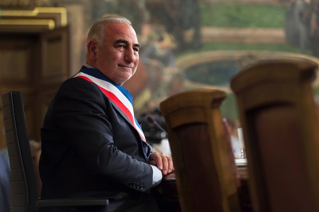 Le maire de Lyon Georges Képénékian, le 17 juillet 2017 à la mairie de Lyon