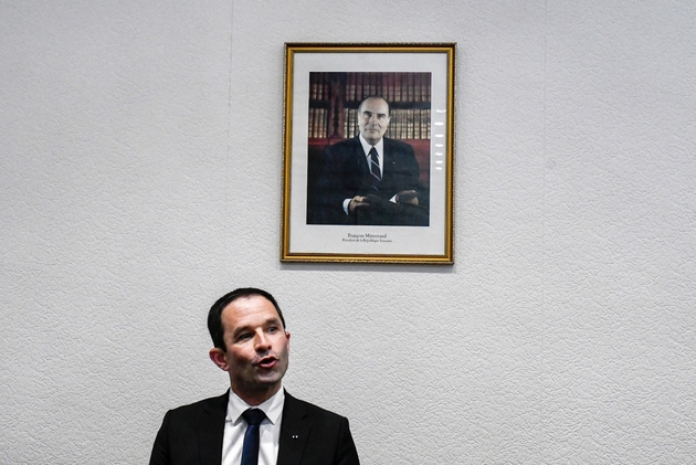 Benoît Hamon à Château-Chinon, le 7 avril 2017