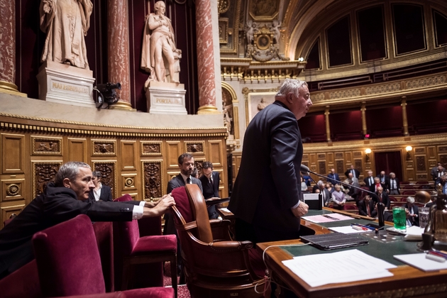 Le président du Sénat, Gérard Larcher, le 17 novembre 2016 au Palais du Luxembourg, à Paris