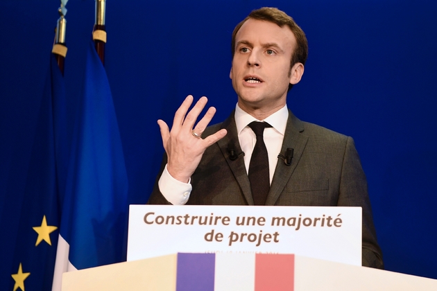 Emmanuel Macron à Paris le 19 janvier 2017