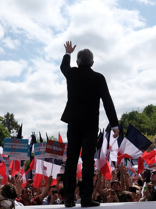 Jean-Luc Mélenchon, candidat de 